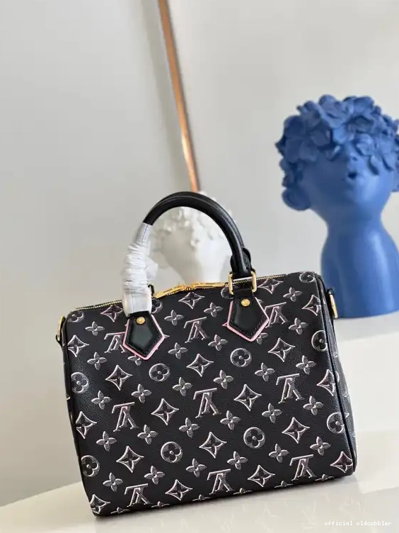 Official oldcobbler VUITTON 25 LOUIS SPEEDY BANDOULIÈRE 0613